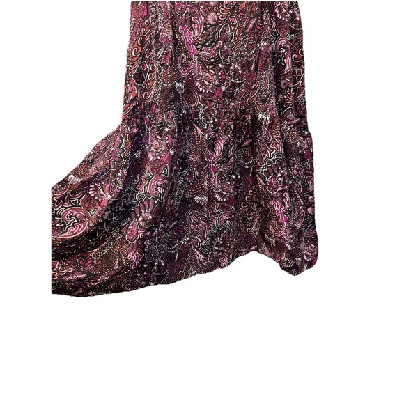 Anthropologie Maeve Maxi Dress Lisabetta Womens PM Square Neck Bohemian retro - Picture 3 of 10